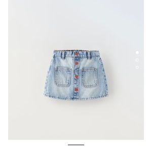 Zara kids size 2-3 toddler girl denim skirt
